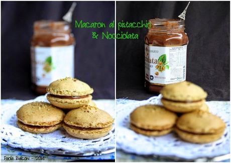 Macaron al pistaccio e Nocciolata