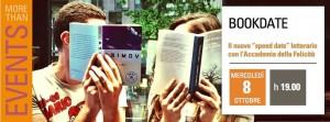 Il “Bookdate”: un evento letterario che unisce le persone, mercoledì 8 ottobre 2014, Milano