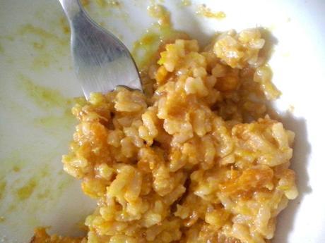 Ricetta d’autunno: Risotto con Zucca e Amaretti CAM02348