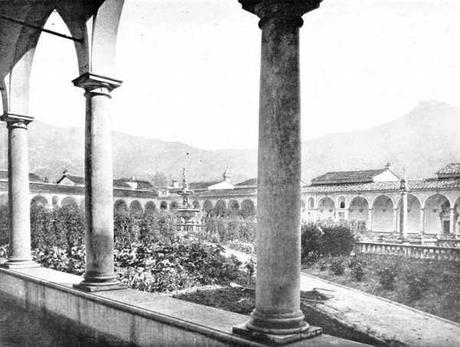 CALCI - CHIOSTRO GRANDE DELLA CERTOSA DI CALCI - Foto tratta dal libro 