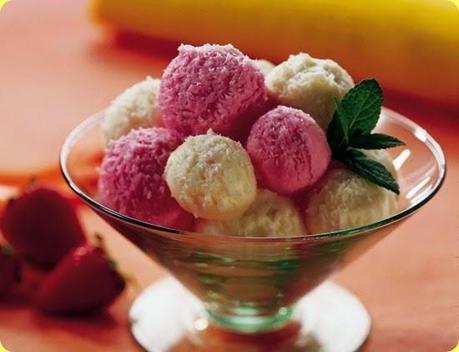 Gelato di fragoline e limone