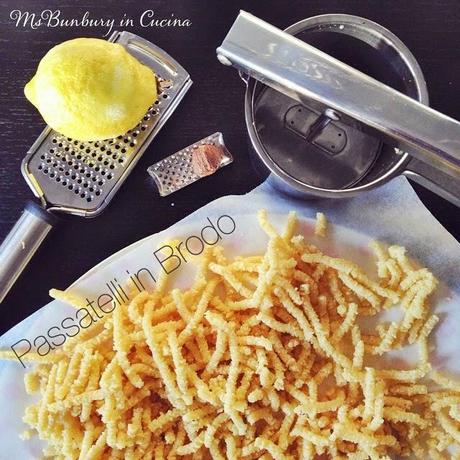 Ms. Bunbury in Cucina: PASSATELLI IN BRODO alla maniera dell'Artusi