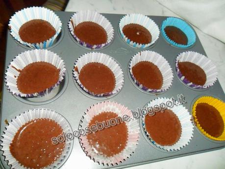 Muffin al farro e cacao con preparato bio Cloè