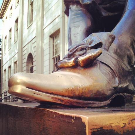 Harvard, the lucky shoe