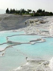 L'area termale di Pammukale.