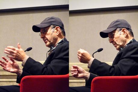 Domenica 21 settembre 2014: incontro con Steve Reich nella Sala delle Colonne a Palazzo Giustinian, Venezia