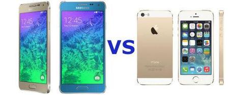 SAMSUNG GALAXY ALPHA VS IPHONE 6