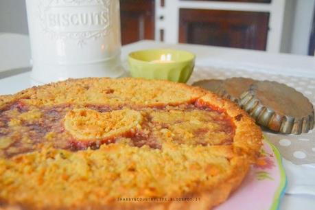 Crostata di confettura fatta in casa con prugne e cannella - shabby&countrylife.blogspot.it