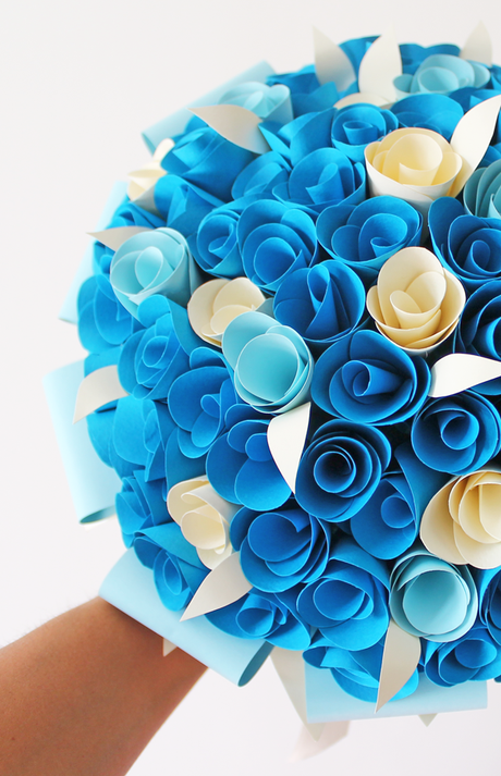  Paper Roses Bridal Bouquet Paperblog