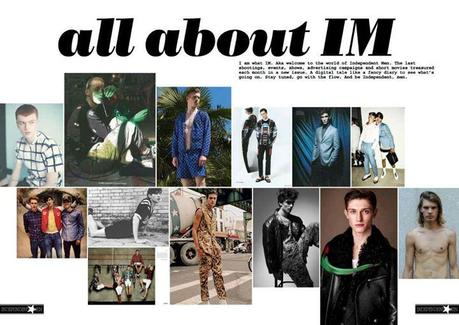 INDEPENDENT MEN DIARY SEPTEMBER 2014 FASHION MODELS LIFESTYLE