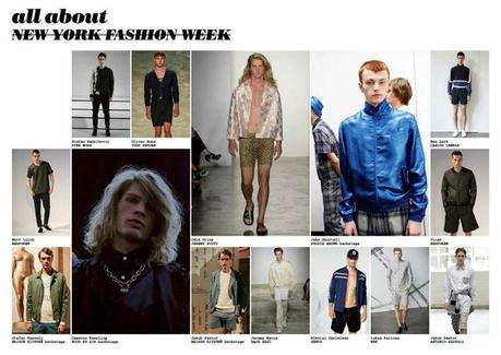 INDEPENDENT MEN DIARY SEPTEMBER 2014 FASHION MODELS LIFESTYLE NEW YORK FASHION WEEK