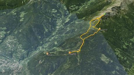 GPS Naturnser Alm Malga di Naturno Alla Malga di Naturno da San Vigilio