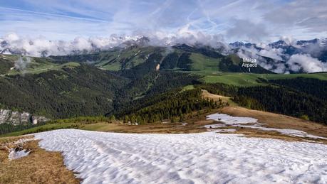 Sul Monte Coppolo da Passo Brocon