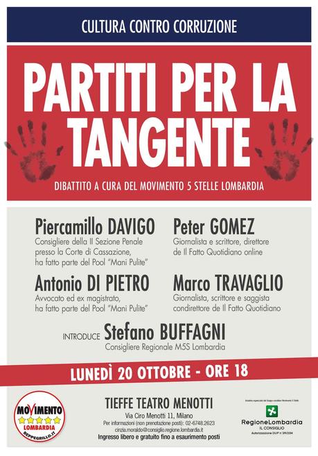 La settimana del Movimento 5 Stelle Lombardia - 26 settembre - 3 ottobre 2014