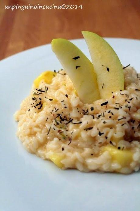 Risotto delizioso alle mele 