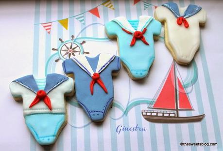 biscotti decorati per festeggiare una nascita o un battesimo - baby cookies