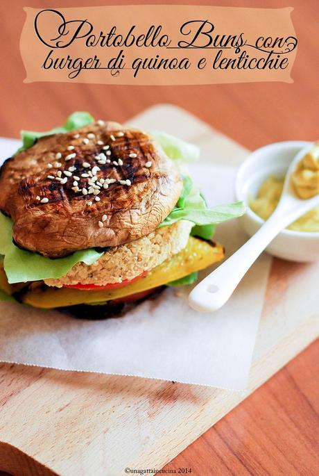 Portobello buns  & veg burger