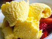 Gelato crema fragole.