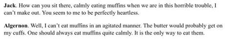 Non posso mangiare muffin in modo agitato