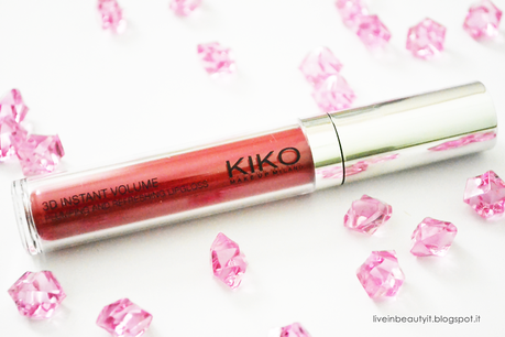 Kiko, 3D Instant Volume Lipgloss - Review and swatches