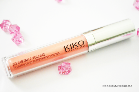 Kiko, 3D Instant Volume Lipgloss - Review and swatches