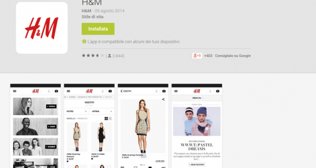 H M   App Android su Google Play