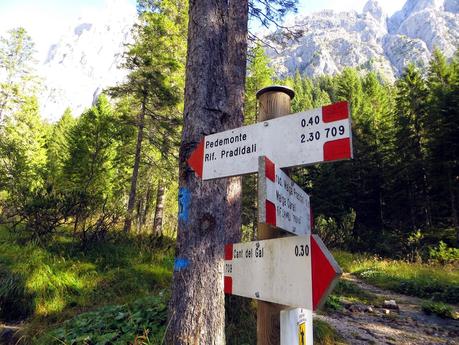 escursione al rifugio pradidali