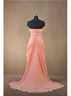 Draped A-Line Sweetheart Beading Long Prom/Evening Dress