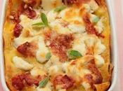 Lasagne melanzane, ricotta basilico.