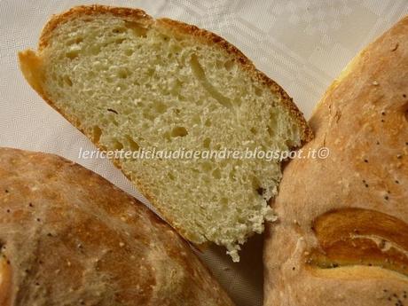 Pan ciambella con semi di papavero e poco lievito