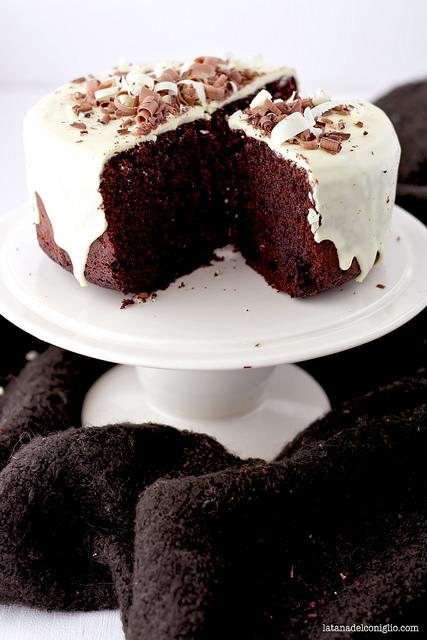 torta al cacao e olio di oliva con cioccolato bianco4