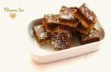 COCONUT MILLIONAIRES BARS...ossia le barrette Millionaires riviste e veloci!