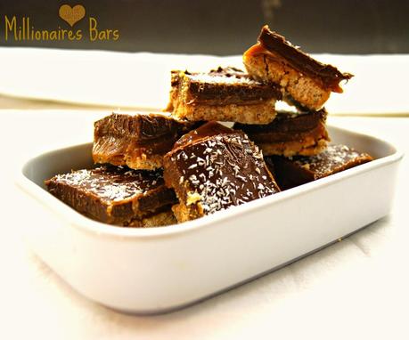 COCONUT MILLIONAIRES BARS...ossia le barrette Millionaires riviste e veloci!