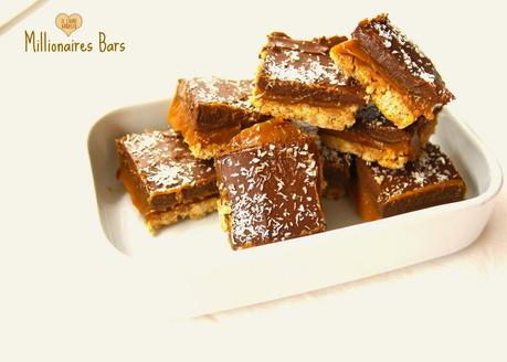 COCONUT MILLIONAIRES BARS...ossia le barrette Millionaires riviste e veloci!