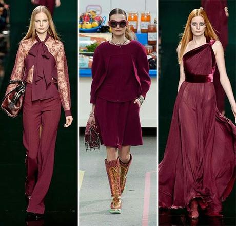 Color trend FW 2014-15: quindi sangria vuol dire bordeaux