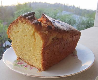 Plumcake dolcificato con sciroppo di agave