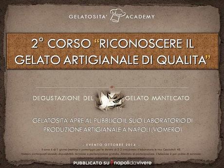 corso riconoscere il gelato artigianale di qualità