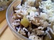 Riso zucchine melanzane