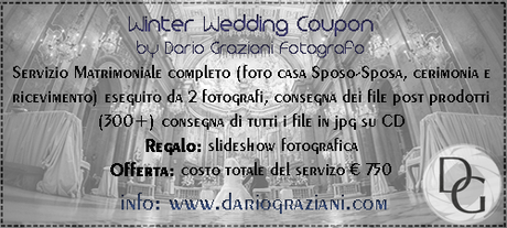 Sposarsi d'inverno conviene! Parola del fotografo di matrimoni Dario Graziani