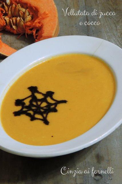 Vellutata di zucca e cocco col Bimby