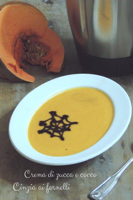 Vellutata di zucca e cocco col Bimby