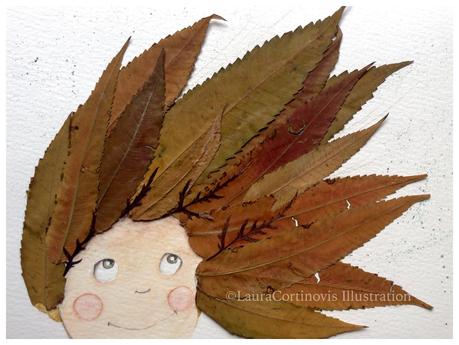 Come creare illustrazioni con le foglie...tutorial autunnale