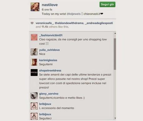 Dieci cose da non fare su Instagram