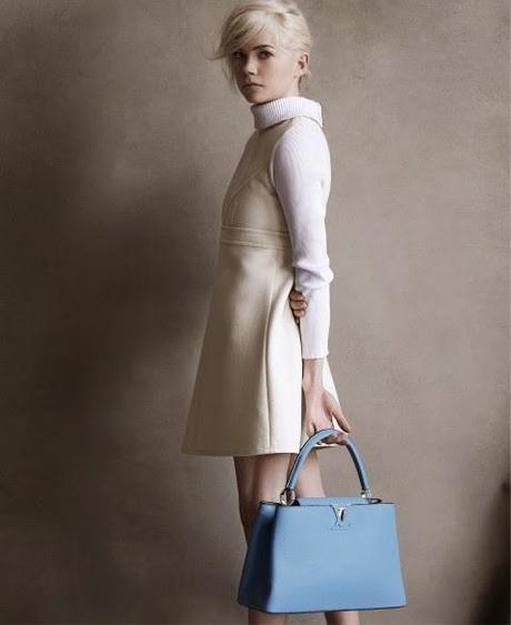 Non c'è due senza tre:Michelle Williams ancora volto della maison Vuitton per l'autunno 2014!