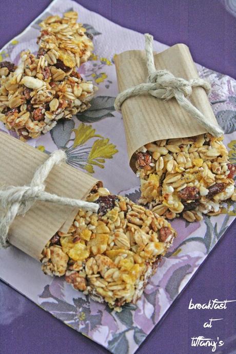 Barrette ai cereali fatte in casa / Granola bars home-made recipe