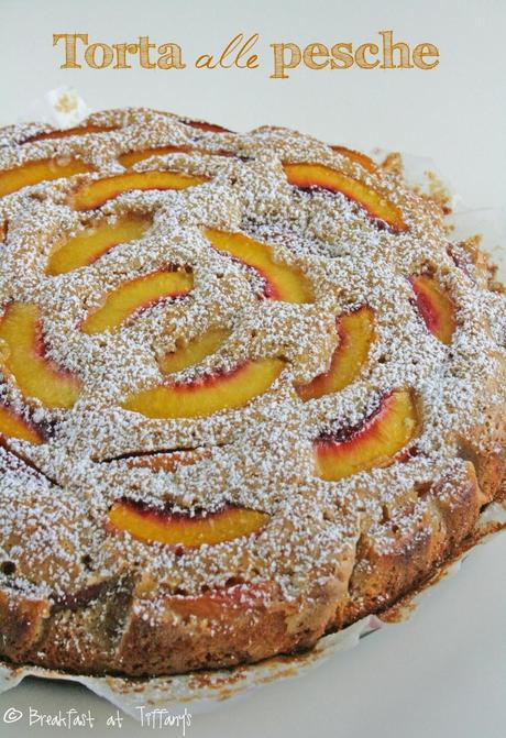 Torta alle pesche / Peaches cake recipe