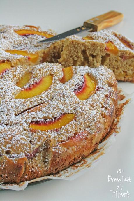 Torta alle pesche / Peaches cake recipe