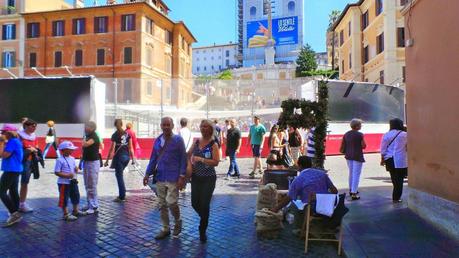 ENNESIMO RESTAURO PER LA CHIESA DELLA TRINITA' DEI MONTI! SARA' PERCHE' LA CHIESA E' IL PIU' BELLO (E REDDITIZIO) TRA I NUMEROSI FONDALI SCENOGRAFICI DI ROMA?