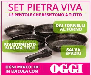 Cucina light grazie al set di pentole Viva