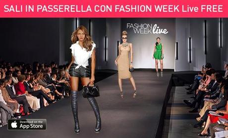 Sali in passerella con  ‘Fashion Week Live Free’